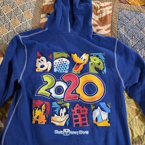 Disney Parks Blue and White Hoodie